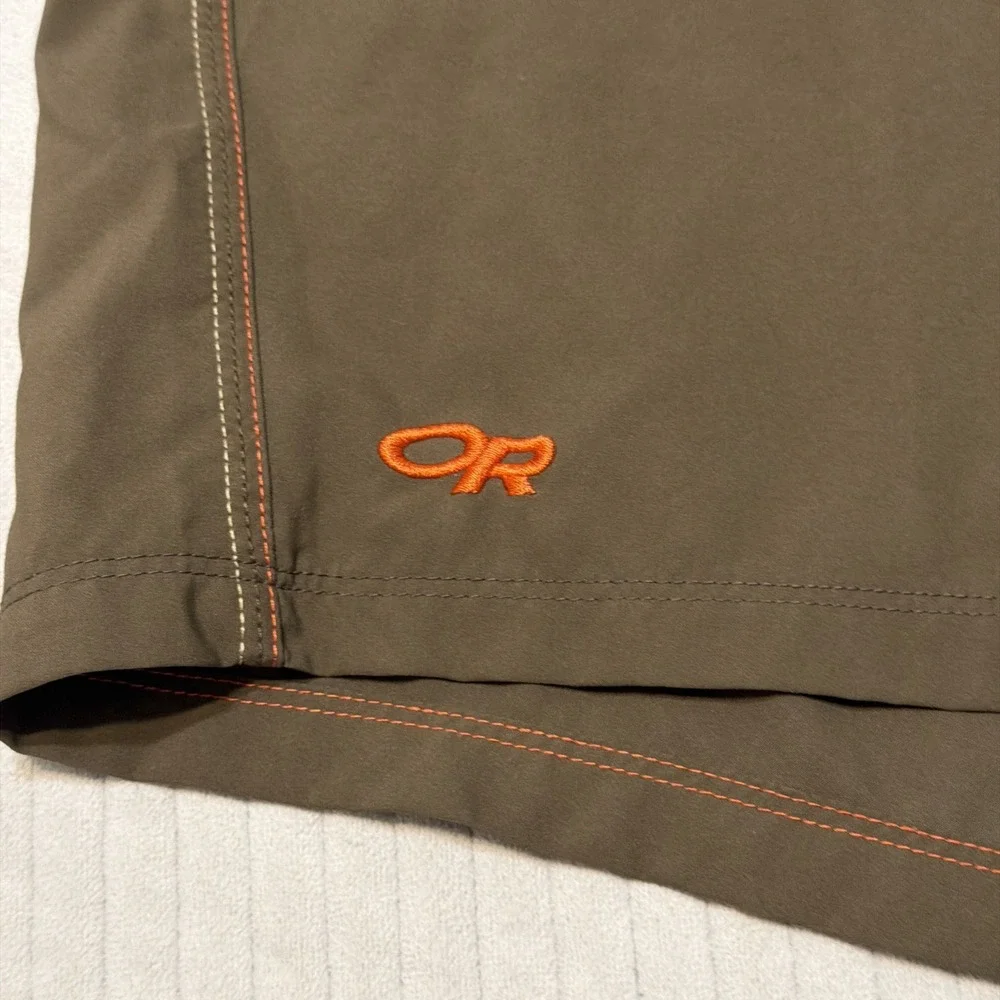 Outdoor Research Backcountry Boardshorts Hybrid Swim 36x9 Mens Brown Hiking